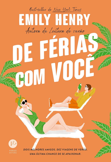 Capa do livro De férias com você